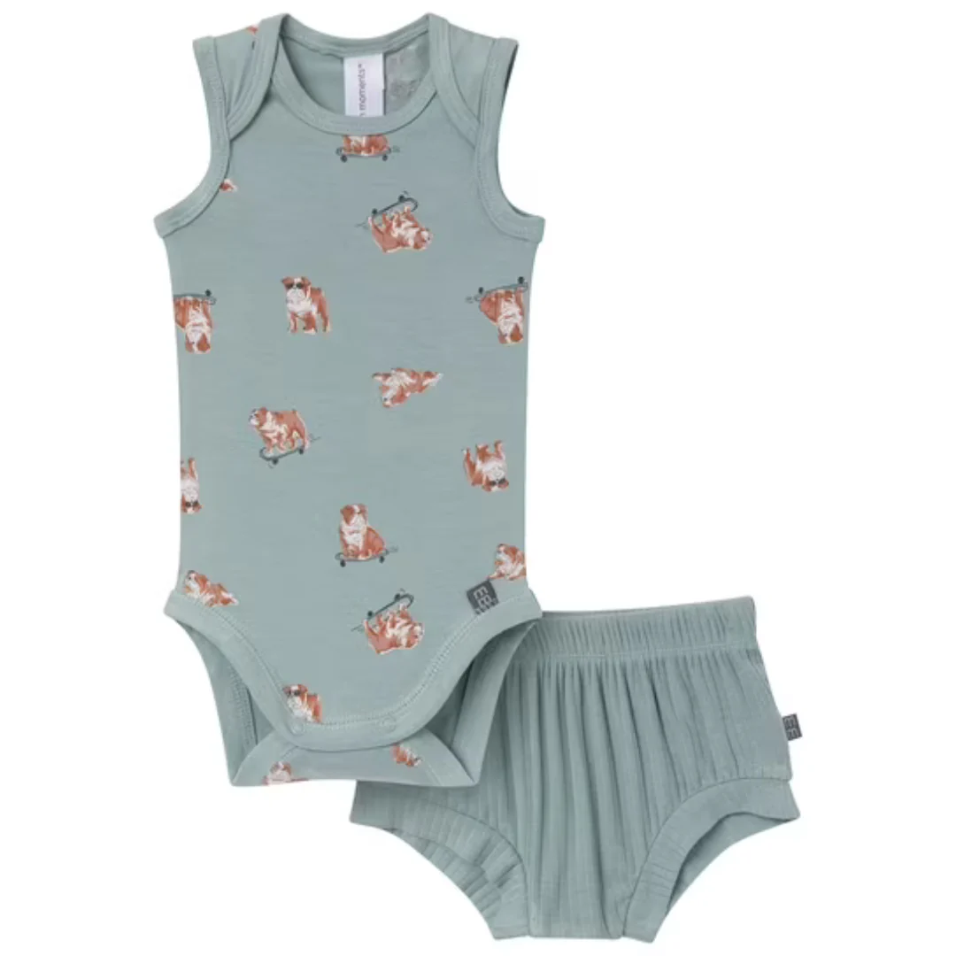 2-Piece Set Gerber Baby Sleeveless Bodysuit And Shorts (Various)