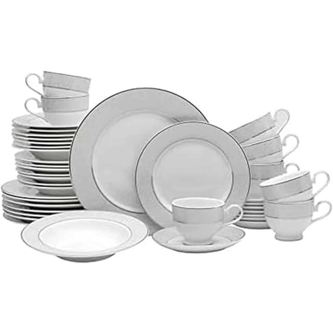 40-Pieces Mikasa Parchment Dinnerware Set, Service For 8